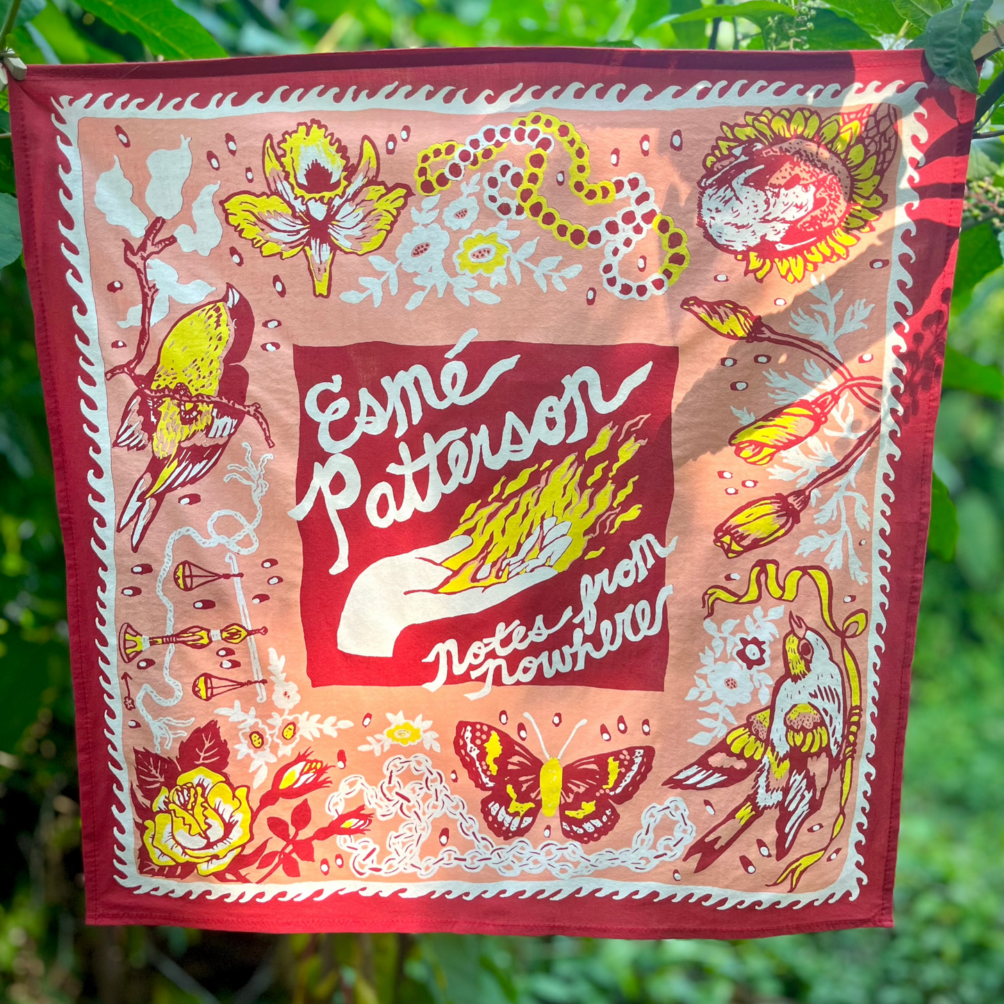 *NEW* Notes from Nowhere Bandana (red)