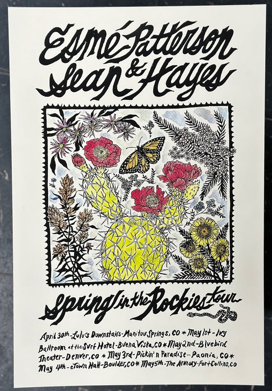 Spring in the Rockies Tour Poster