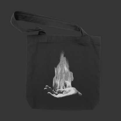 Flame Hand Tote Bag